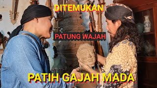 DITEMUKAN PATUNG WAJAH PATIH GAJAH MADA DI LOKASI GALLERY KERIS MAJAPAHIT