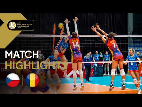 Czechia vs. Romania - Match Highlights | European Golden League Women 2024