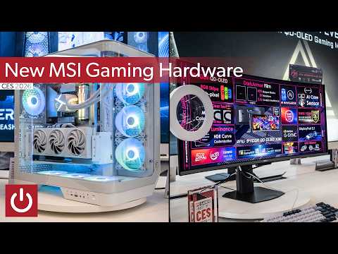 5th-gen OLED monitors highlight MSI’s new gaming hardware