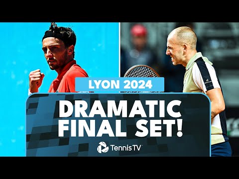 DRAMATIC Dan Evans vs Arthur Rinderknech Final Set 👀 | Lyon 2024 Highlights