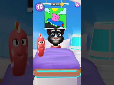 Tom's sleeping time 😘😚#mytalkingtom #shortsfeed #games