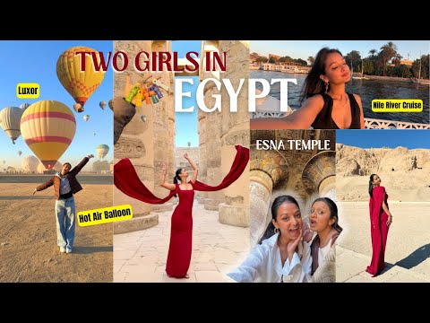 Is it SAFE ? 😱🤯New Year in *EGYPT* ? hot air balloon 🎈BUS TRAVEL 🚌 Hurgadha to Luxor