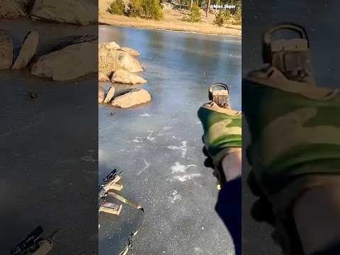 ماذا يحدث لرصاصة في الجليد؟