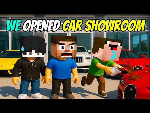 WE OPENED A CAR SHOWROOM IN ROBLOX