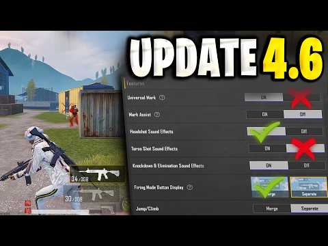 New Update 4.6 Best Settings & Sensitivity to Improve Headshots and Hip-Fire ✅❌ | PUBG MOBILE / BGMI video thumbnail