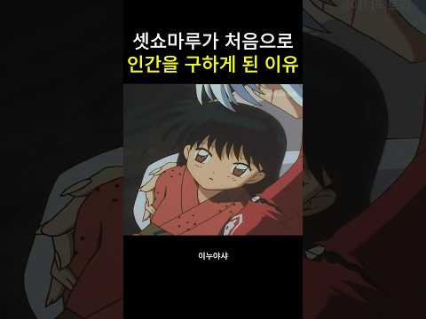 셋쇼마루가 처음으로 인간을 구하게 된 이유 #이누야샤