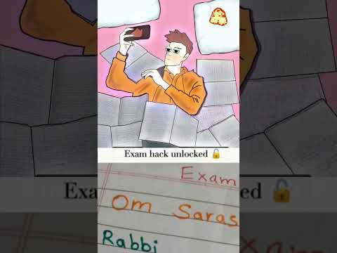 How to pass in exam without studying ☠️ #viralshort #exam #boardexam #study
