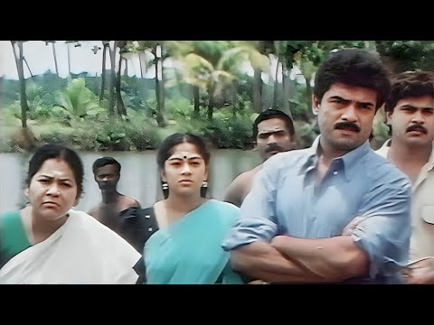 एक परिवार ने स्थानीय मुखिया की अवहेलना करते हुए नदी में एक नई नाव उतार दी.. South Indian Movie Scene
