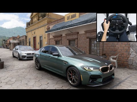 BMW M5 Competition - Forza Horizon 5 Online | Logitech g923 gameplay