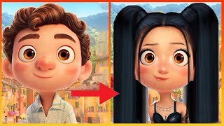 Luca Pixar Disney Glow Up Into Bella Poarch - Disney Transformation