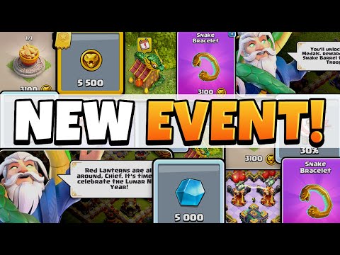 NEW Snake Festival Medal Event + Snake Bracelet Epic Equipment! (Clash of Clans)