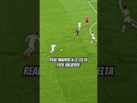 🚀 OTRO GOLAZO de LOCURA de FEDE VALVERDE contra el Celta en el Bernabéu