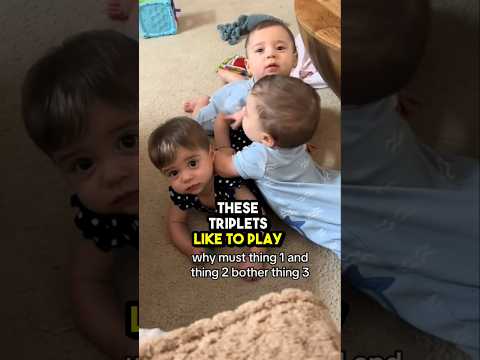 They were playing but mom started interrupting 😭