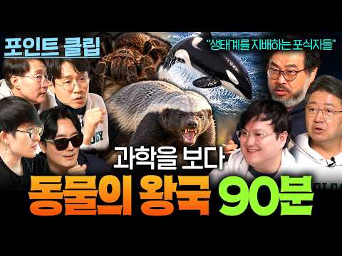생태계의 꼭대기에 있는 포식자들, 그들의 생존법.../ 과학을 보다 포식자들 몰아보기 90분