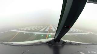 Low Visibility take off Taipei