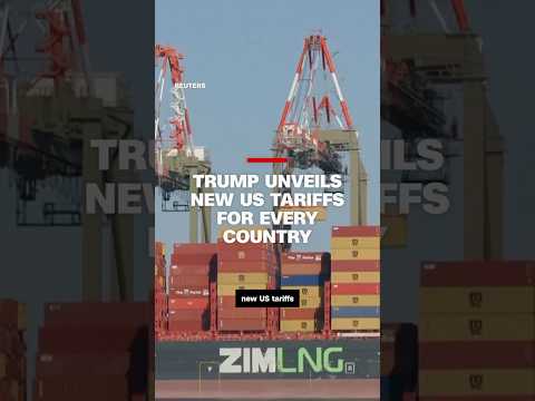 Trump unveils new US tariffs for every country