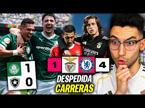💥PARTIDAZO ÉPICO: 1-4 del Chelsea al Benfica, Palmeiras gana... ¡Y CARRERAS se DESPIDE!