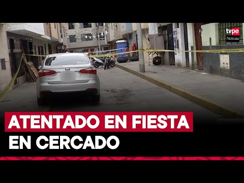 Presunto sicario en moto irrumpe en fiesta y desata balacera, dejando dos muertos y cinco heridos