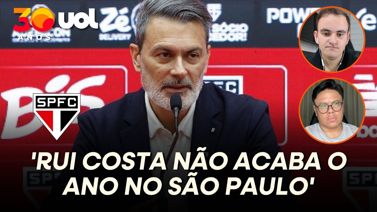 SÃO PAULO: COMISSÃO DE ÉTICA PEDE SAÍDA DE RUI COSTA DO CLUBE, ANALISAM GABRIEL E RENAN