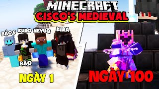 KiraMC Tóm Tắt 100 Ngày Minecraft Cisco's Fantasy Medieval RP Cùng KuroMC, Siro, NeyuQ, BigShark