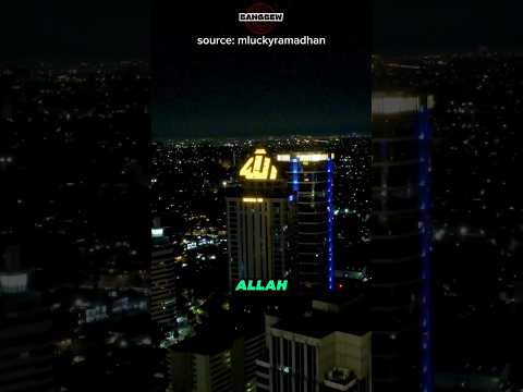 MENARA BERLAFADZ ALLAH DI JAKARTA #shorts #shortvideo