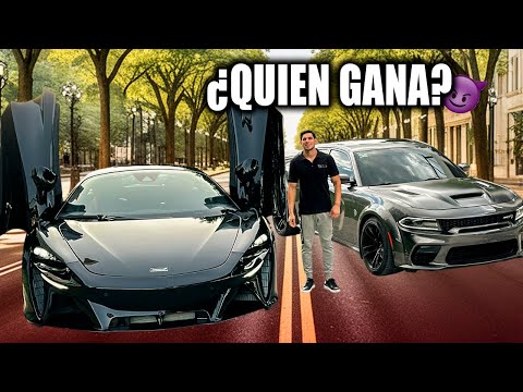 CORRIENDO UN MCLAREN 2024 VS HELLCAT 1000 HP || JUANITO MARTINEZ