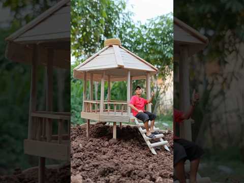 creative video of miniature gazebo