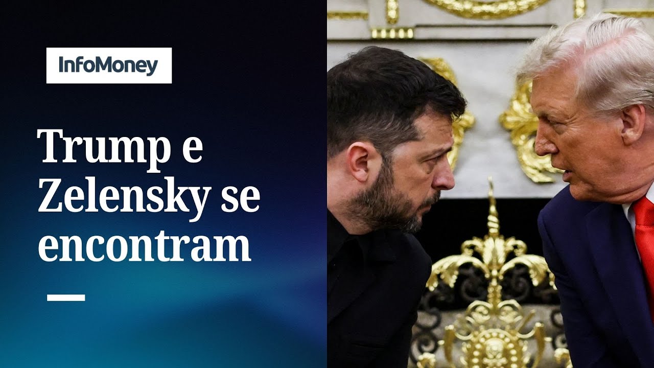 Trump e Zelensky se reúnem e discutem cessar fogo | InfoMoney News