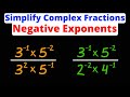 Simplifying Exponents and Fractions