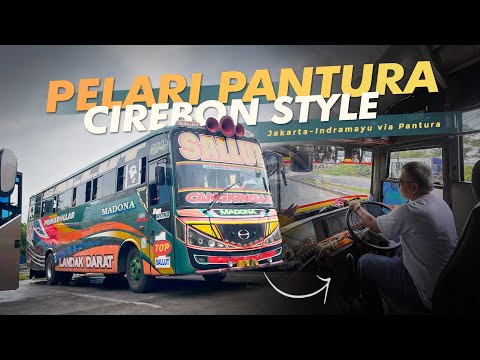 BUMEL PANTURA STYLE SANGARR ‼️ Naik Bis MADONA Jakarta-Indramayu | Pertama Kali Naik Bis Ini 😂