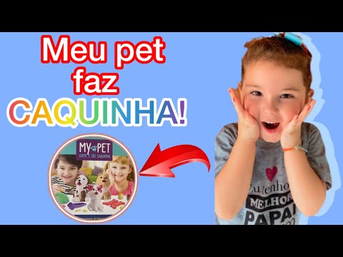 Antonella ganhou um pet que faz caquinha!🐶