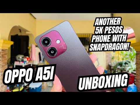 OPPO A5i UNBOXING: BAGONG BUDGET PHONE NI OPPO WITH SNAPDRAGON CHIPSET!