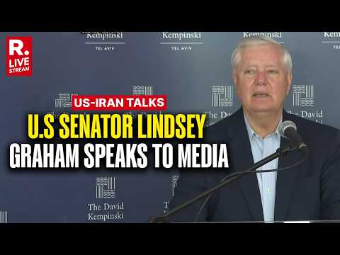 LIVE: US Senator Lindsey Graham Speaks To Media In Israel's Tel Aviv Ahead Of Iran Talks