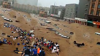 City goes underwater! More than 340,000 evacuated! Historic flood in China