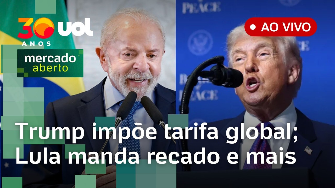 Lula manda recado após Trump aumentar tarifa global em 15%: impacto no Brasil, reação dos mercados
