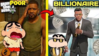 POOR FRANKLIN & SHINCHAN BECOMES BILLIONAIRE | Gta5 Gameplay | JSS GAMER