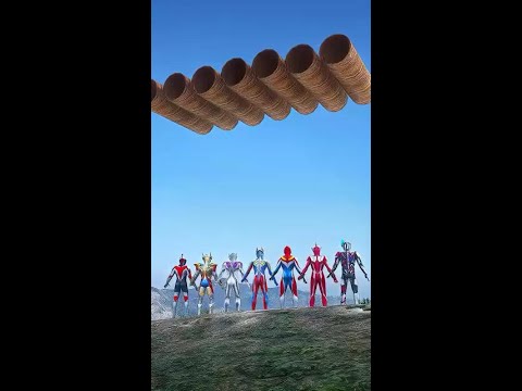 奥特战士倒下了，失去能量！#奥特曼  #赛罗奥特曼  #二次元