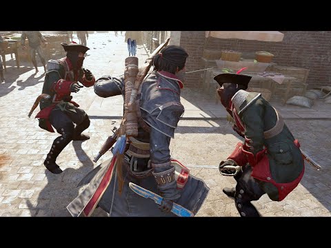 Assassin's Creed 3 Remastered Shay`s Templar Outfit & Gunstock War Club High Action in New York