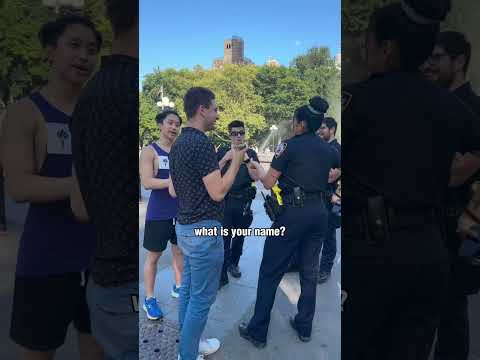 I tried picking up a police officer #funny #cops