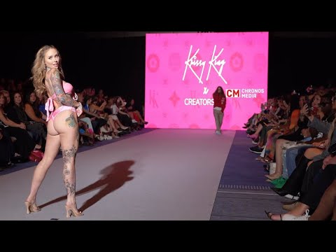 PT1 STAY TUNED FOR NEW YORK FASHION WEEK RUNWAY SHOWS CREATORS INC KRISSY KING SWIMWEAR BIKINI