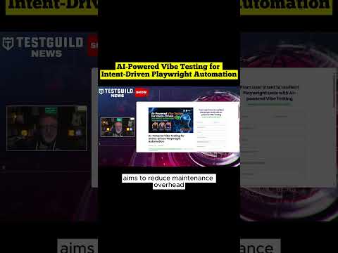 AI Powered Vibe Testing for Intent Driven Playwright Automation