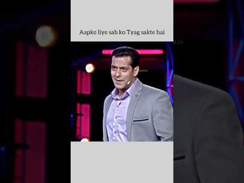 Apke liye sab kuch tyag sakte hai #salmankhan #biggboss #viral #trending #explore