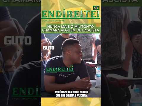 Esquerdista nunca mais chamará alguém de fascista #shorts