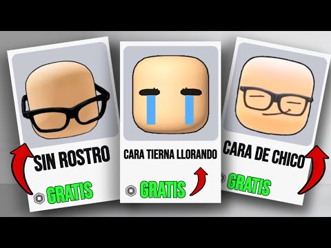 CONSIGUE CARAS GRATIS en ROBLOX Y COMÓ CREAR TUS PROPIAS CARAS con LA NUEVA FUNCIÓN DE ROBLOX