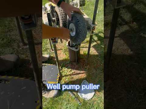 Well pump puller, interesting device pull out well pipe.￼￼￼