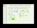 Solving a System of Equations