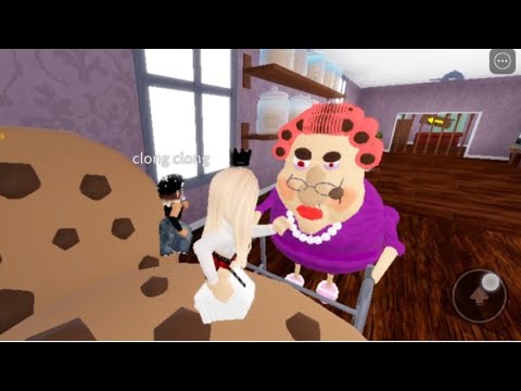 Snow and Cocototie's Adventure in Escape Evil Grandma Obby #viral #subscribe #youtube  #roblox