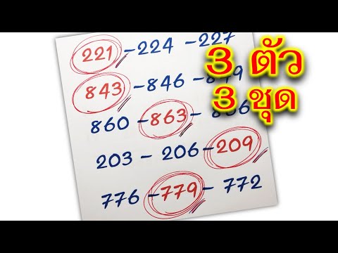 เลขเด็ด หวยรัฐบาล "3 ตัว 3 ชุด"📌งวด 1 ก.พ.68 ขอให้โชคดีทุกๆคน