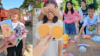 เกม🔥เอาหรือไม่เอา กินหรือไม่กิน ไข่อยู่แก้วไหน #เกลลี่แฟมิลี่ #เกลลี่ชาเลนจ์