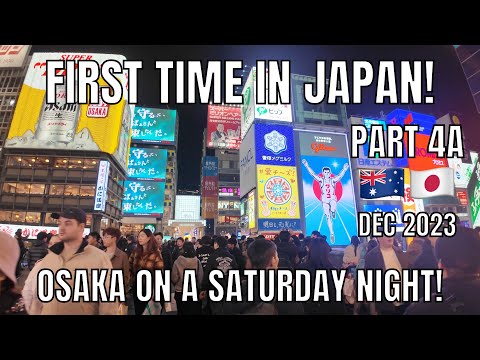 Part 4A First Time in Japan | Osaka Bridge Hotel and Glico Running Man